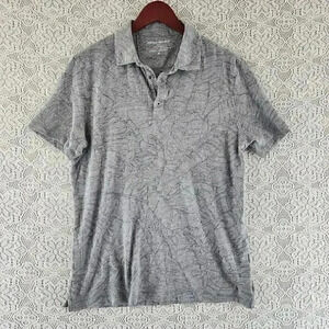 Banana Republic Vintage leaves short sleeve men's polo shirt M